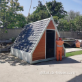 detachable storage triangle foldable containers house